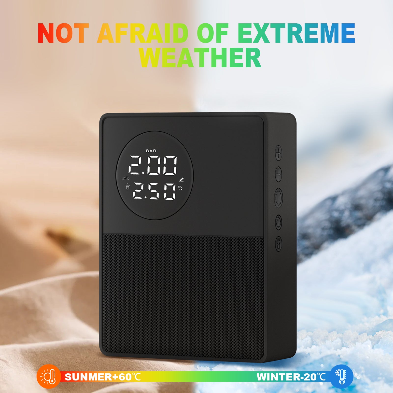 Car Emergency Starting Power Supply, Inflatable Pump, Emergency Lighter Battery, 3-In-1, Suitable for 12V8.5L Displacement Gasoline Vehicles, 12V5L Diesels Vehicles, New Energy Vehicles