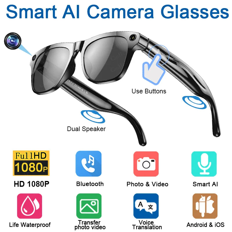 AI Smart Glasses 4K